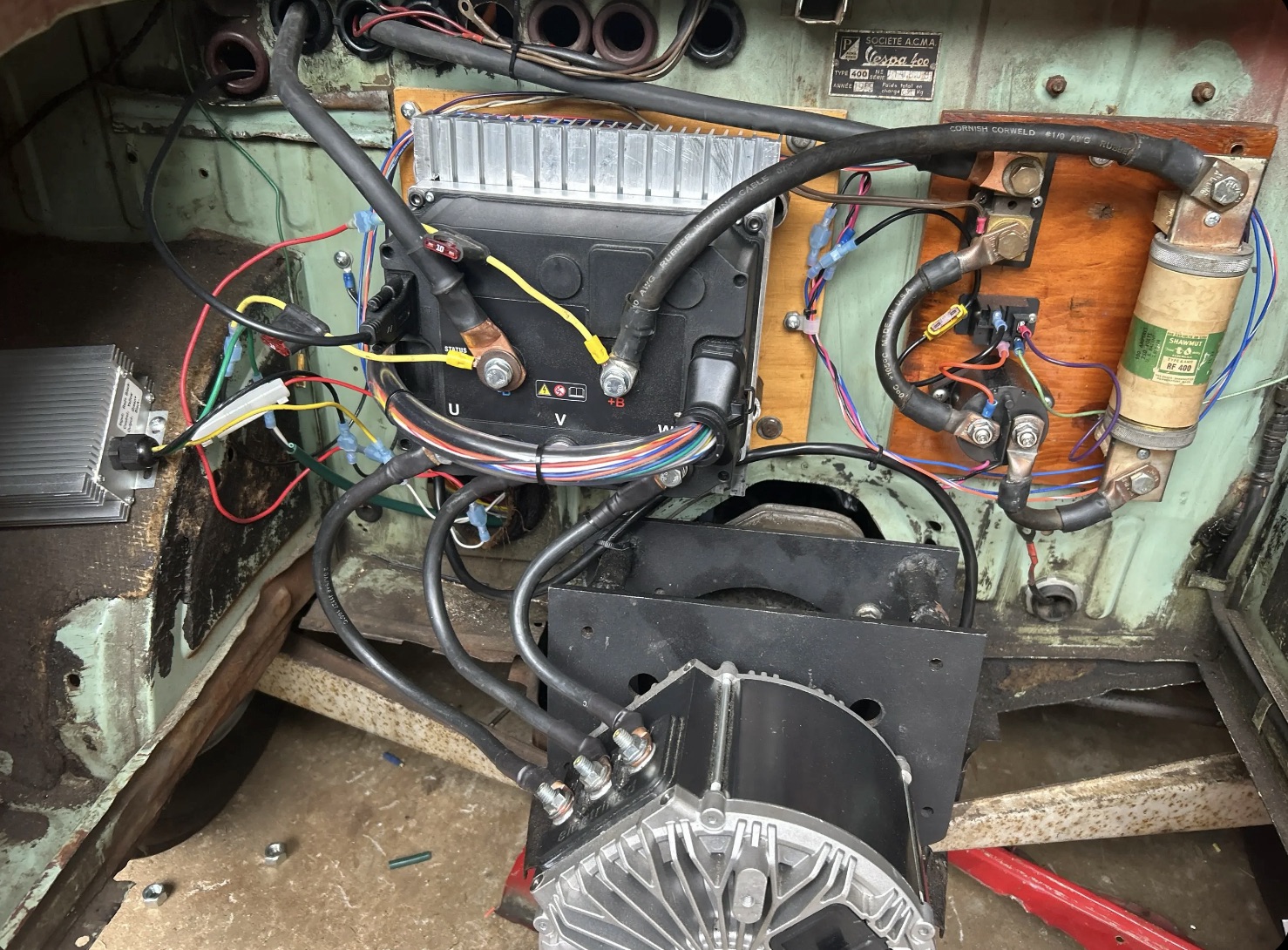 assembled
                  drive module