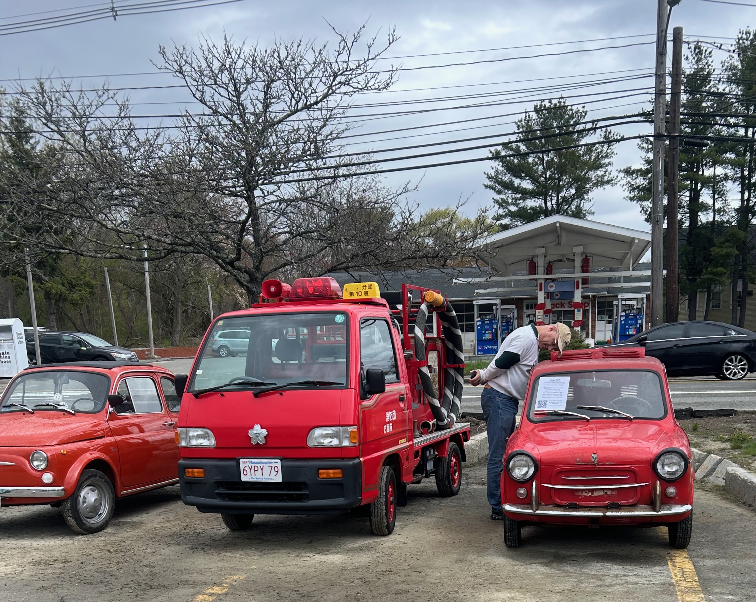 At
              Cars and Coffee, The Hut in Sudbury, May 2026